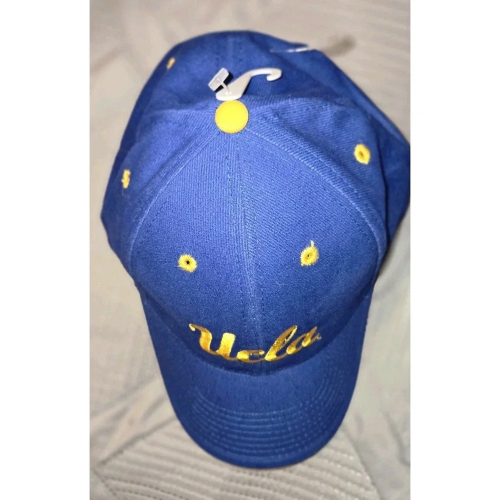 UCLA Bruins Hat Blue Gold Script Embroidered Adjustable‎ Collegiate Cap